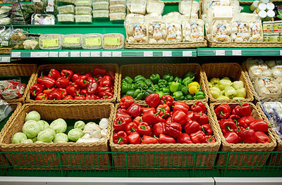 食品销售水果,坚果蔬菜杂货店市场的摊档